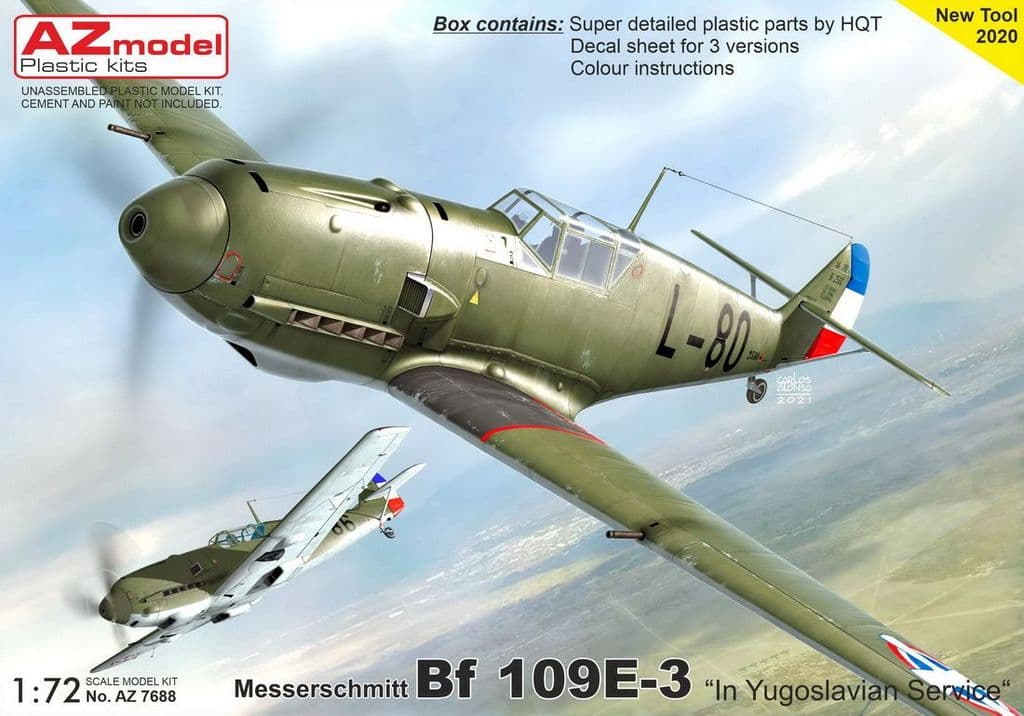 AZ Models 1/72 Kit 7686 Messerschmitt Bf 109F-4 'In Spanish Services'